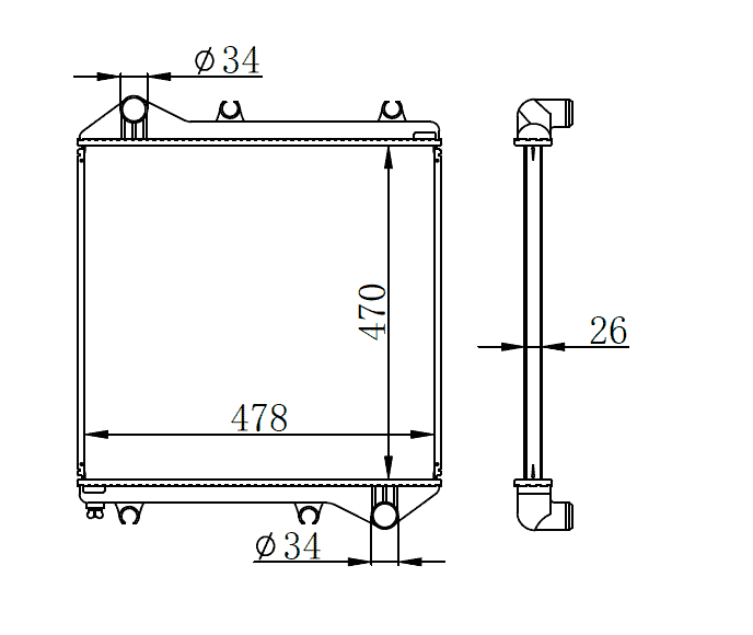Toyota Hiace Radiator
