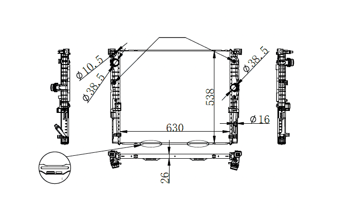 BMW 5 Series/7 Series Radiator