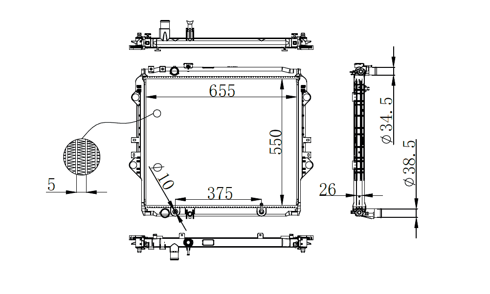 Toyota Fortuner Radiator
