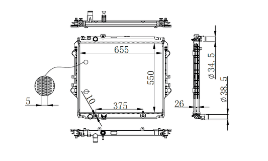 Toyota Fortuner Radiator