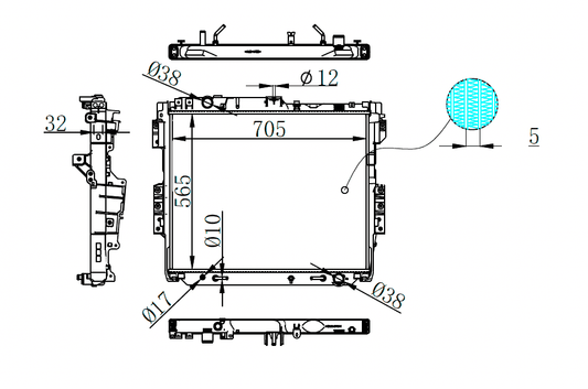 2021+ Toyota Land Cruiser Radiator