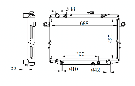 Toyota Land Cruiser Radiator