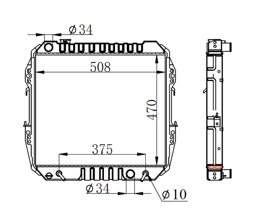 Toyota Hilux Radiator