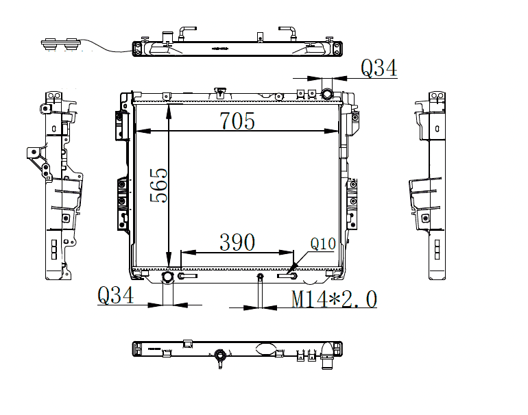 2022+ Toyota Land Cruiser Radiator