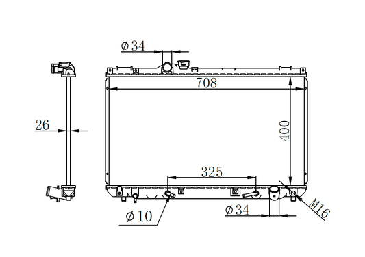 Toyota Mark II Radiator