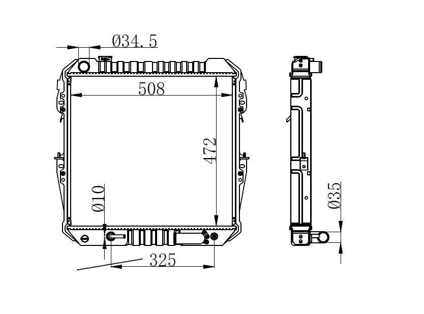 Toyota Hilux Radiator