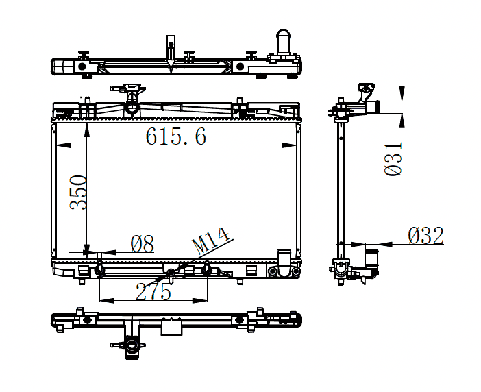2019+ Toyota Yaris Radiator