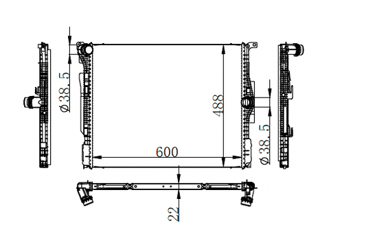 2016+ BMW 1 Series/3 Series/4 Series Radiator