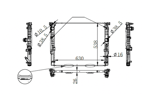BMW 5 Series/7 Series Radiator