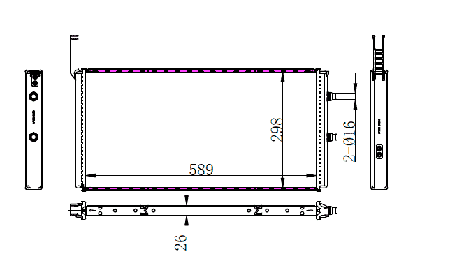 BMW 5 Series Radiator