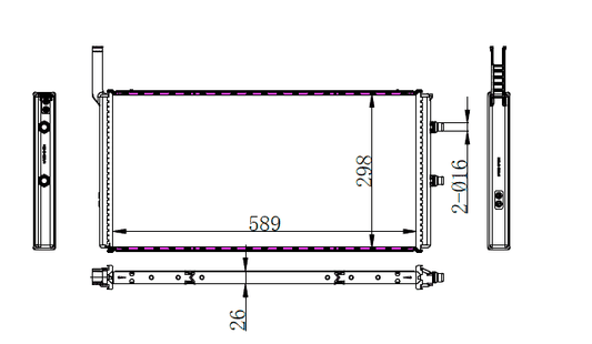 BMW 5 Series Radiator