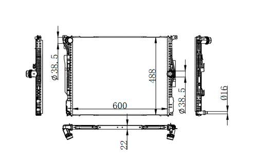 2018+ BMW 1 Series/3 Series Radiator