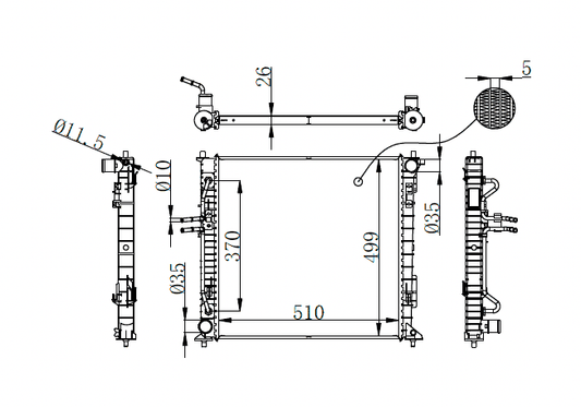 Hyundai Staria Radiator