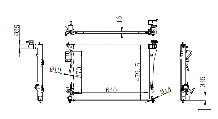 Hyundai i40 Radiator