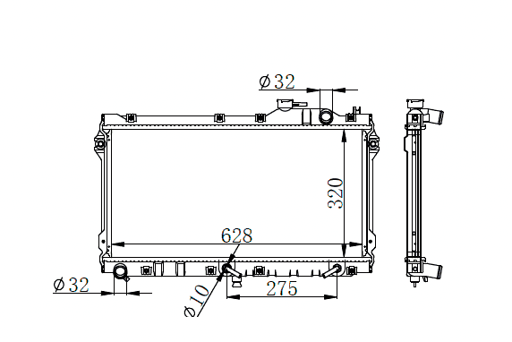 1989-1993 Mazda MX-5 Radiator